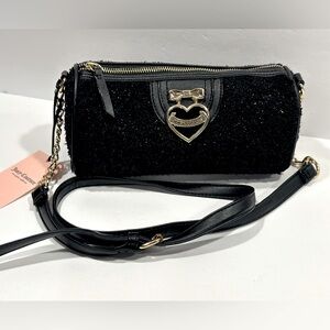 Juicy Couture Liquorice Precious Moments Roll Crossbody Bag